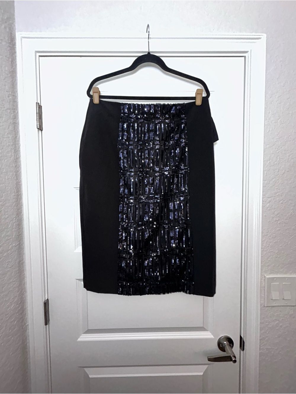 New, Worthington Sequins Panel Pencil Straight Skirt